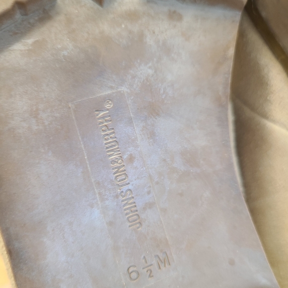 Johnston & Murphy Tan Suede Ankle Booties 6.5 - Picture 6 of 7